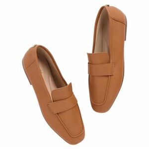 Talbots Havana Tan Audrey Loafers 8